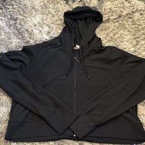 Yogalicous black cropped hoodie